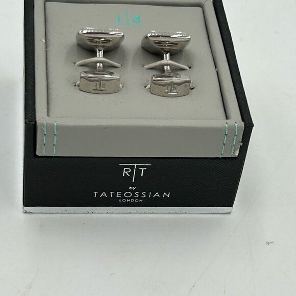 Men’s Tateossian titanium square cufflinks - Picture 5 of 6